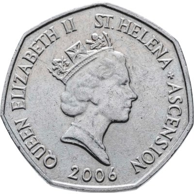 купить Острова Святой Елены и Вознесения 50 пенсов (pence) 2006