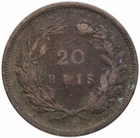 купить Португалия 20 рейс (reis) 1892