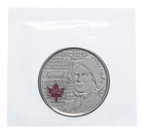 купить Канада 25 центов (cents) 2013 "Война 1812 года - Лора Секорд" (цветная, в запайке)
