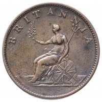 Купить Великобритания 1/2 пенни 1806