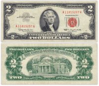 купить США 2 доллара 1963 (Pick 382a)