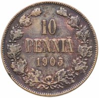 купить 10 пенни (pennia) 1905