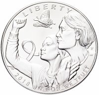 купить США 1 доллар (dollar) 2018 P Борьба с раком молочной железы UNC