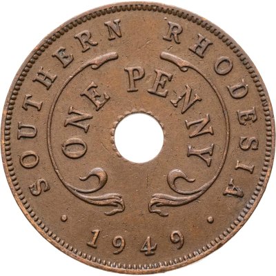 купить Южная Родезия 1 пенни (penny) 1949