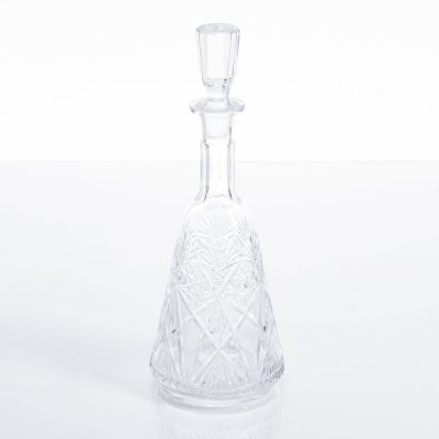 купить Штоф с геометрическим декором, хрусталь, алмазная грань, СССР, 1960-1980 гг.