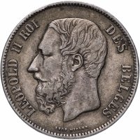 купить Бельгия 5 франков 1871