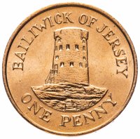 купить Джерси 1 пенни (penny) 1983-1992