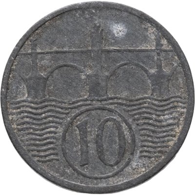 купить Богемия и Моравия 10 геллеров (haleru) 1944