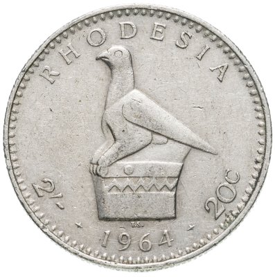 купить Родезия 2 шиллинга - 20 центов 1964
