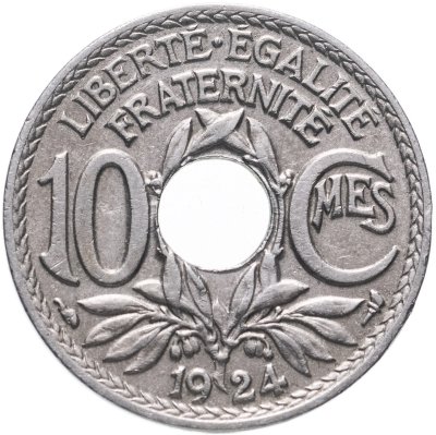 купить Франция 10 сантимов 1924