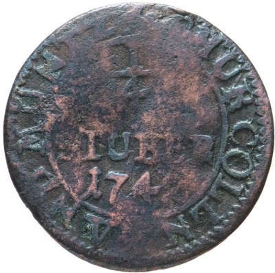 купить Германия, герцегство Юлих-Берг 1\4 штубера 1742