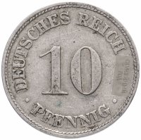 купить Германия 10 пфеннигов (pfennig) 1890-1916