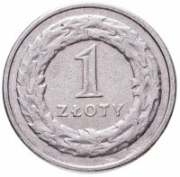 купить Польша 1 злотый (zloty) 1992