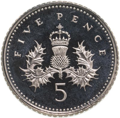 купить Великобритания 5 пенсов 1998