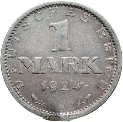 купить Германия 1 марка "A" 1924