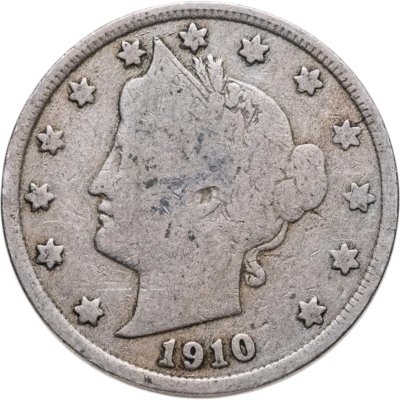 купить США 5 центов (cents) 1910 Liberty Nickel