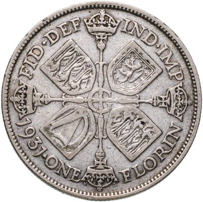 купить Великобритания 2 шиллинга (флорин, shillings) 1931