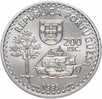 купить Португалия 200 эскудо (escudos) 1995 "480 лет островам Солор и Тимор"