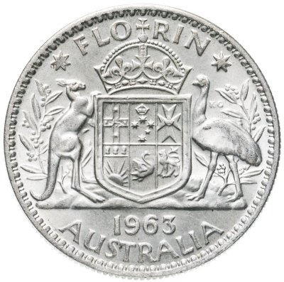 купить Австралия 1 флорин 1963