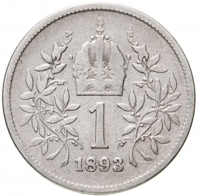 купить Австро-Венгрия 1 крона 1893, монета для Австрии