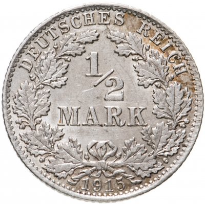 купить Германия 1/2 марки 1915"D"