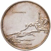 купить Медаль Германия "XX летние Олимпийские игры в Мюнхене - Плавание"