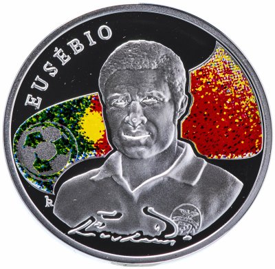 купить Армения 100 драм 2008 "Короли футбола - Эйсебио" в буклете