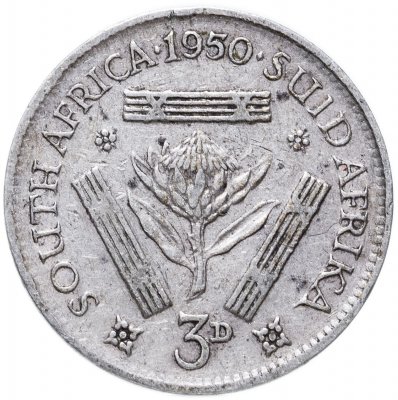 купить ЮАР 3 пенса (pence) 1950