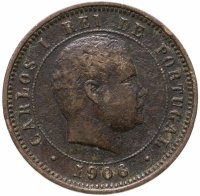 купить Португалия 5 рейс (reis) 1906