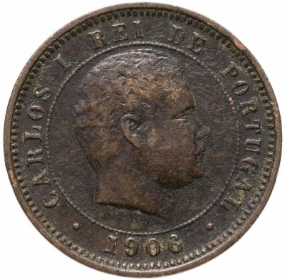 купить Португалия 5 рейс (reis) 1906