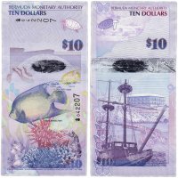 купить Бермудские острова 10 долларов 2009 (Pick 59a)