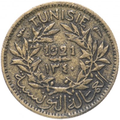 купить Тунис 50 сантимов (centimes) 1921