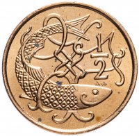 Купить Остров Мэн 1/2 пенни (penny) 1983