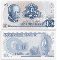 купить Норвегия 10 крон 1982 (Pick 36c)