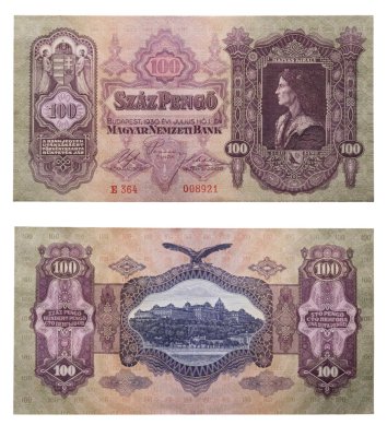 купить Венгрия 100 пенге 1930 год Pick 98 (E364008921)
