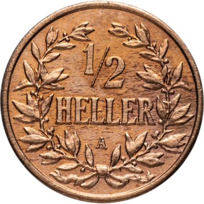 купить Германская Восточная Африка 1/2 геллера (heller) 1904 A