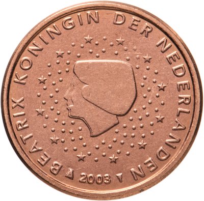 купить Нидерланды 1 цент (cent) 2003
