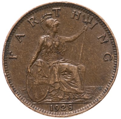 купить Великобритания 1 фартинг (farthing) 1928