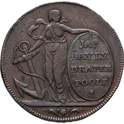 купить Великобритания, город Пул, токен 1/2 пенни 1795