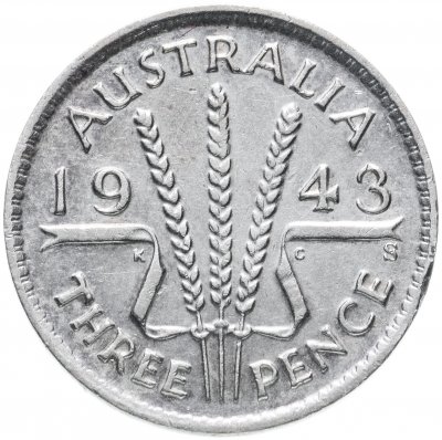 купить Австралия 3 пенса (pence) 1943