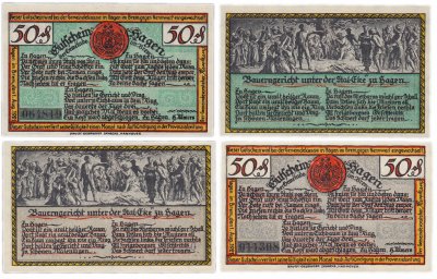 купить Германия (Саксония: Хаген) набор из 2-х нотгельдов 1921