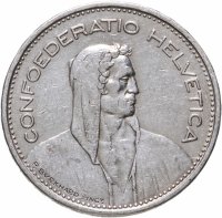 купить Швейцария 5 франков (francs) 1933