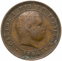 купить Португалия 5 рейс (reis) 1906