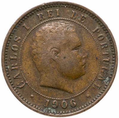 купить Португалия 5 рейс (reis) 1906