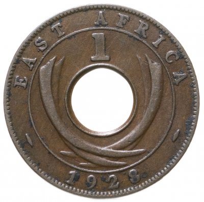 купить Британская Восточная Африка 1 цент (cent) 1928 KN