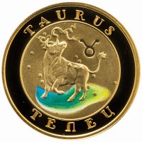 Купить Армения 10000 драмов 2009 "Знаки Зодиака - Телец" в футляре с сертификатом