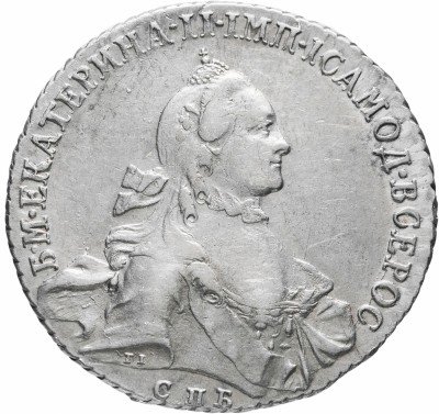 купить 1 рубль 1764 СПБ-TI-ЯI