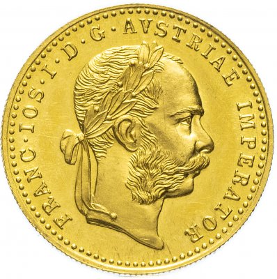 купить Австро-Венгрия 1 дукат 1915 рестрайк (новодел), монета для Венгрии