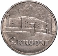 Купить Эстония 2 кроны (krooni) 1930 "Замок Тоомпеа в Таллине"