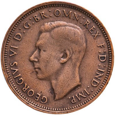 купить Австралия 1/2 пенни (penny) 1946